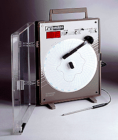 Circular Chart Temperature Recorders with J Thermocouple Inputs